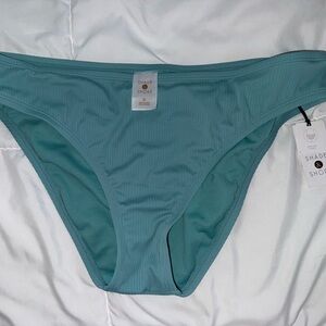 Shade & Shore Women's Aqua Bikini Bottom XL